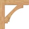 Ekena Millwork Imperial Block Smooth Bracket w/ Offset Brace, Western Red Cedar, 7 1/2"W x 34"D x 34"H BKT0806X34X34IMP05SWR - alternate 3